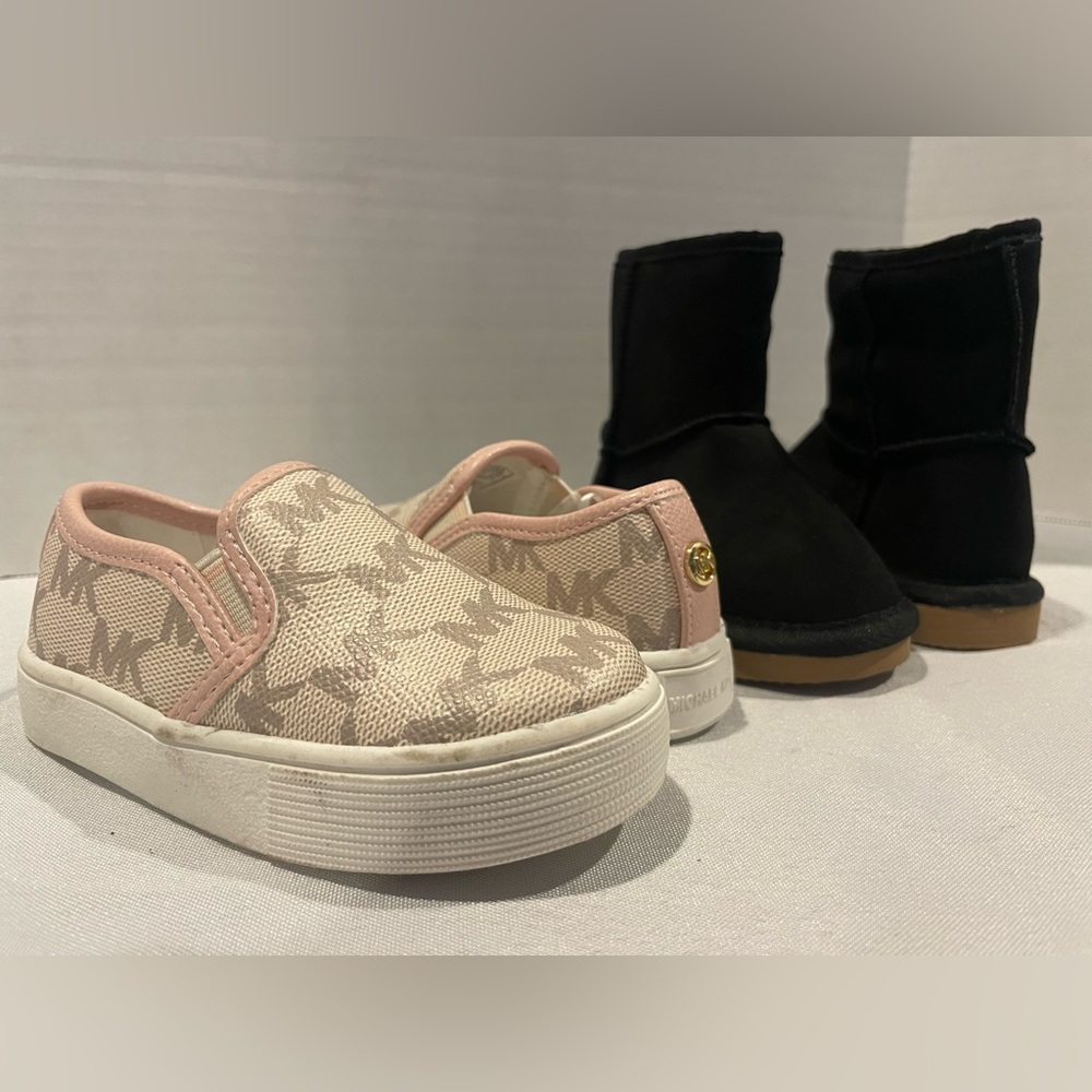 MICHAEL KORS / OLD NAVY Slip On Sneakers & Boots Toddler Size 5 Shoe Lot
